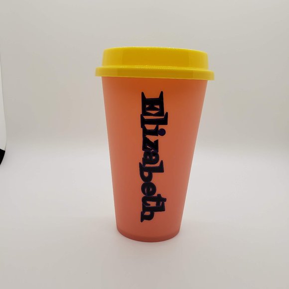 Custom Name 16oz Color Change Coffee/Tea Cup - Picture 2 of 7